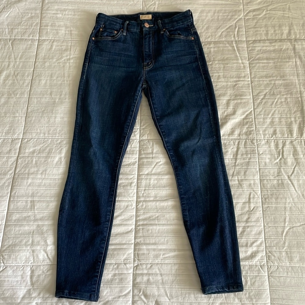 Mother High Waisted Looker in Clean Sweep